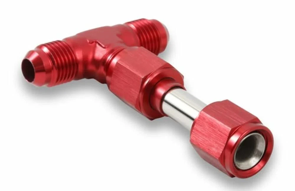 Dual Feed Fuel Line #6AN (Red) - 34-600RQFT